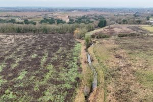 the pix brook running through rural land